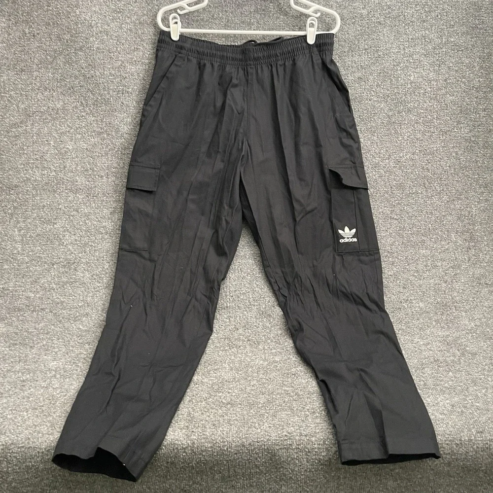 Adidas Enjoy Summer Cargo Pants Mens Sz L Ripstop Utility Pockets Hiking Trail